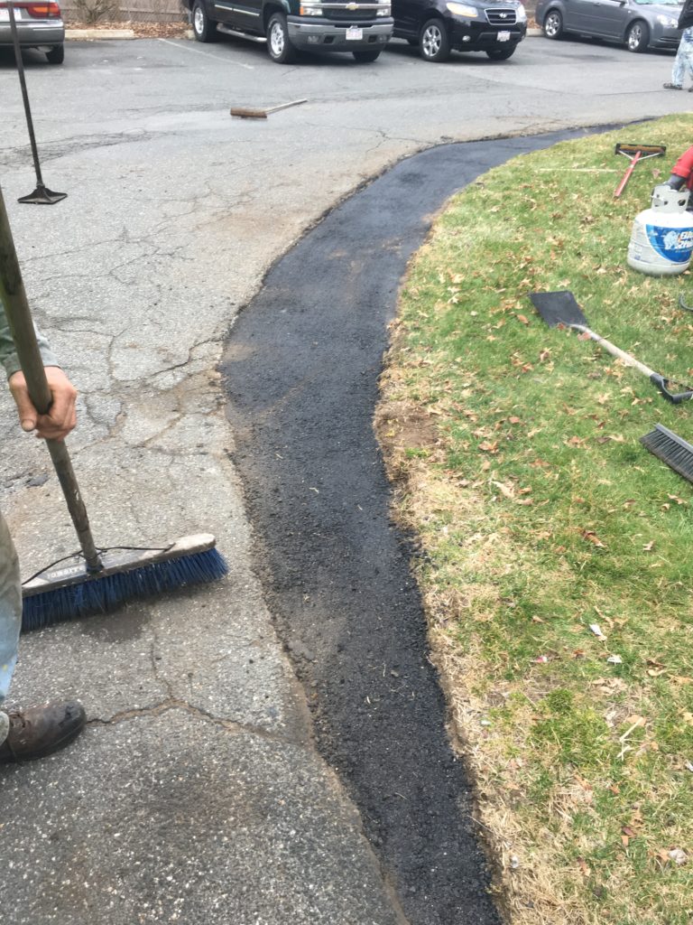 asphalt edge widening